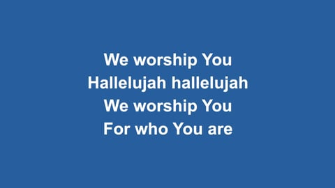 You Are Good (We Worship You)