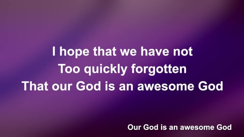 Awesome God (Acoustic)