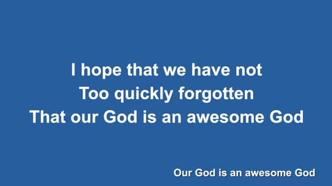 Awesome God (Acoustic)