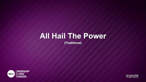 All Hail The Power (Piano)