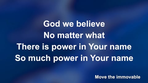 Believe For It