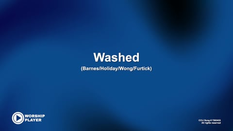 Washed