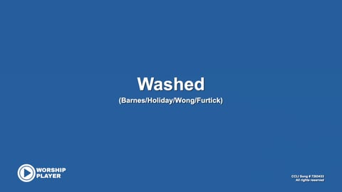 Washed