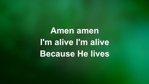 Because He Lives (Amen) (Piano)