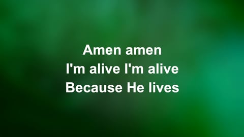 Because He Lives (Amen) (Piano)