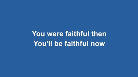 Faithful Now (Piano)
