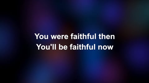 Faithful Now (Piano)