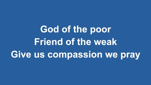 God Of The Poor (Piano)