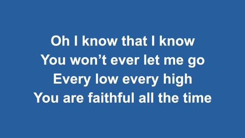 I Know That I Know (Piano)
