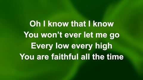 I Know That I Know (Piano)