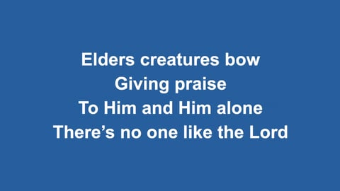 No One Like The Lord (We Crown You) (Piano)