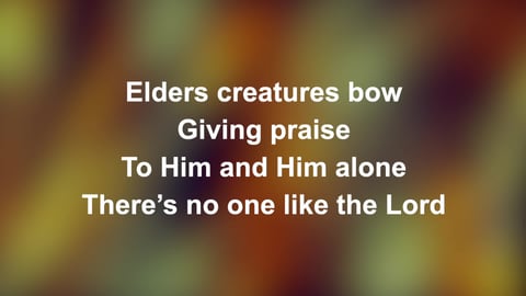 No One Like The Lord (We Crown You) (Piano)