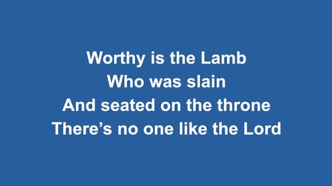 No One Like The Lord (We Crown You) (Piano)