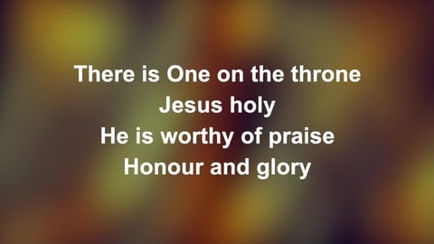 No One Like The Lord (We Crown You) (Piano)