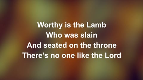 No One Like The Lord (We Crown You) (Piano)