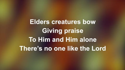 No One Like The Lord (We Crown You) (Piano)