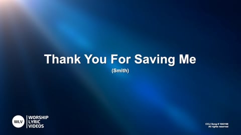 Thank You For Saving Me (Piano)