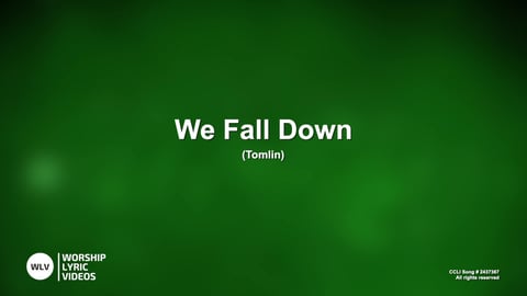 We Fall Down (Piano)