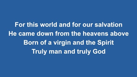 The God We Love (Nicene Creed)