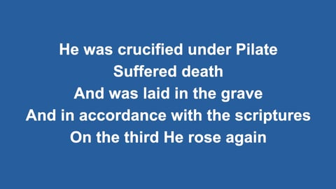 The God We Love (Nicene Creed)