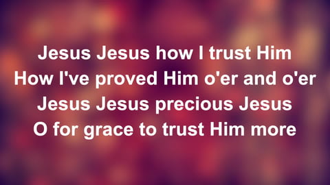 Tis So Sweet To Trust In Jesus (Piano)