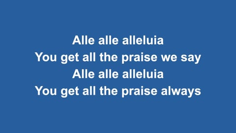 Alleluia