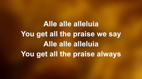 Alleluia