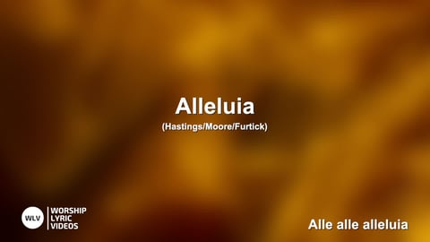 Alleluia