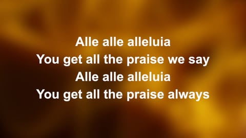 Alleluia