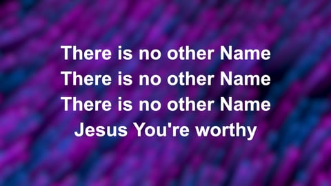 Jesus Be The Name