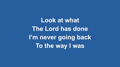 Thank God I'm Free