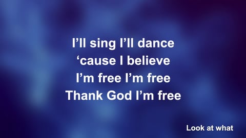 Thank God I'm Free