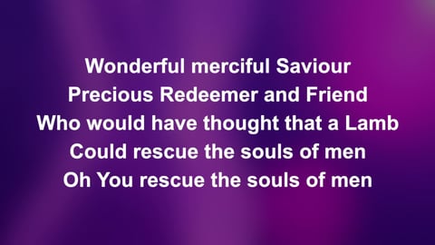 Wonderful Merciful Saviour