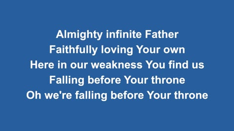 Wonderful Merciful Saviour