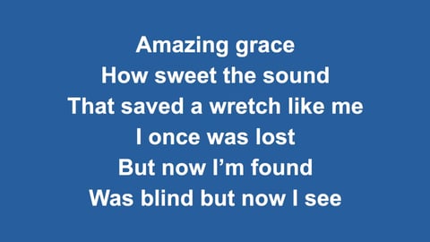 It Really Is Amazing Grace
