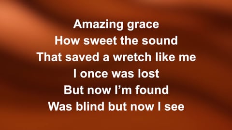 It Really Is Amazing Grace