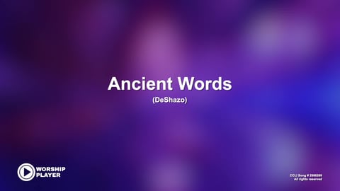 Ancient Words