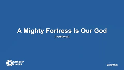 A Mighty Fortress Is Our God (Acoustic)