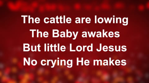 Away In A Manger (Cradle Song) (Acoustic)