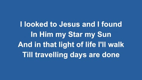 I Heard The Voice Of Jesus Say
