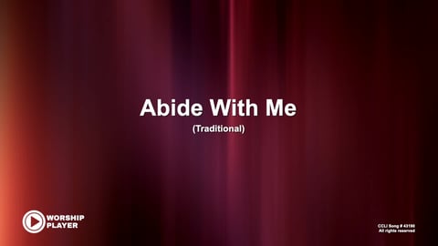 Abide With Me