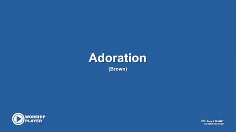 Adoration