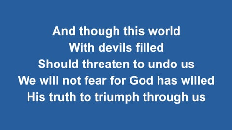 A Mighty Fortress Is Our God (Acoustic)