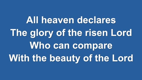 All Heaven Declares (Acoustic)