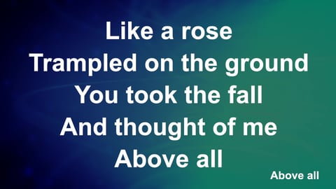 Above All (Acoustic)