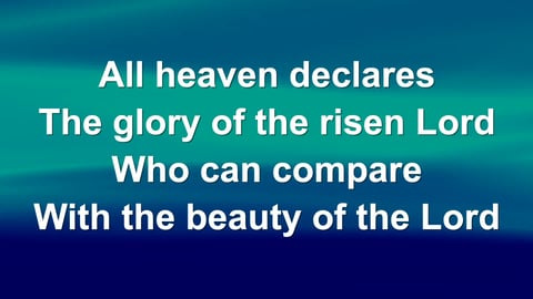 All Heaven Declares (Acoustic)