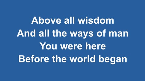 Above All