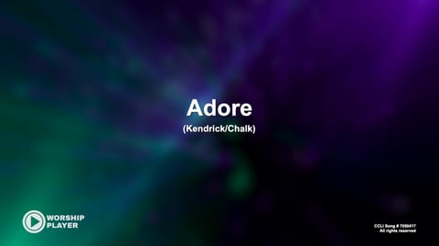 Adore (Acoustic)