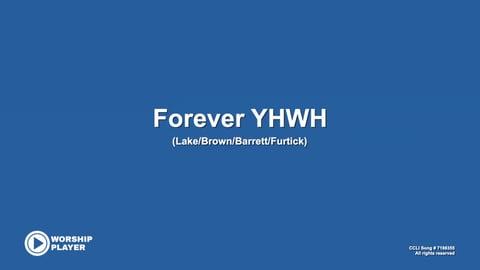 Forever YHWH