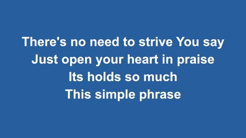 Simple Phrase